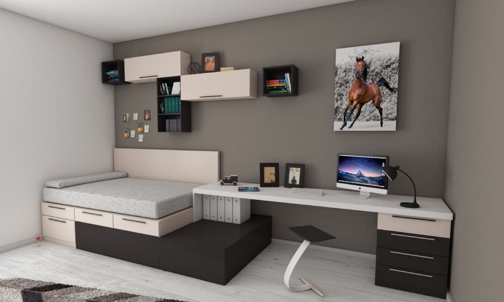 размещение в небольшом помещении